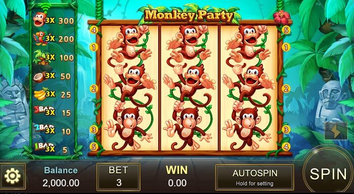 jili slot game Monkey Party review
