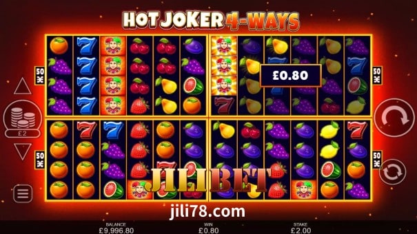 Slot Game Review ng :Hot Joker 4-Ways 2 JILIBET Online-Slot1