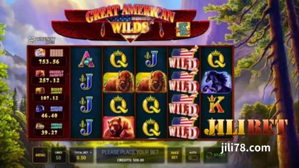 Slot Game Review ng:Great American Wilds 3 JILIBET Online-Slot2